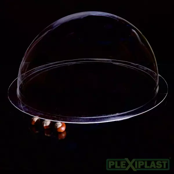 Cast acrylic sphere made with blowing technique