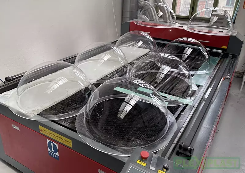 Plexiglas dome