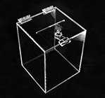 Clear acrylic moneybox