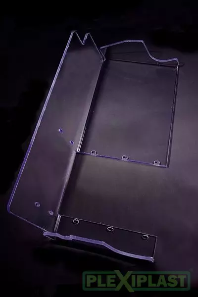 Polycarbonate machinery shield