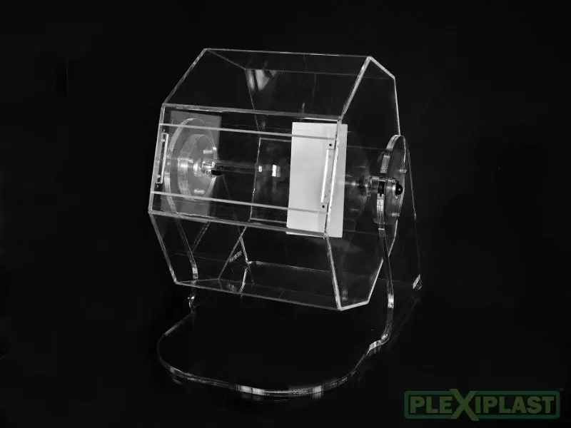 Lottery drawing machine, var. 2019, front view