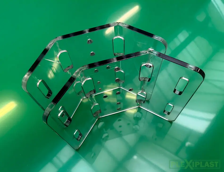 Professional machining and polishing of polycarbonate