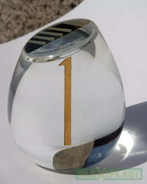 Trophy for contest winner made in our shop