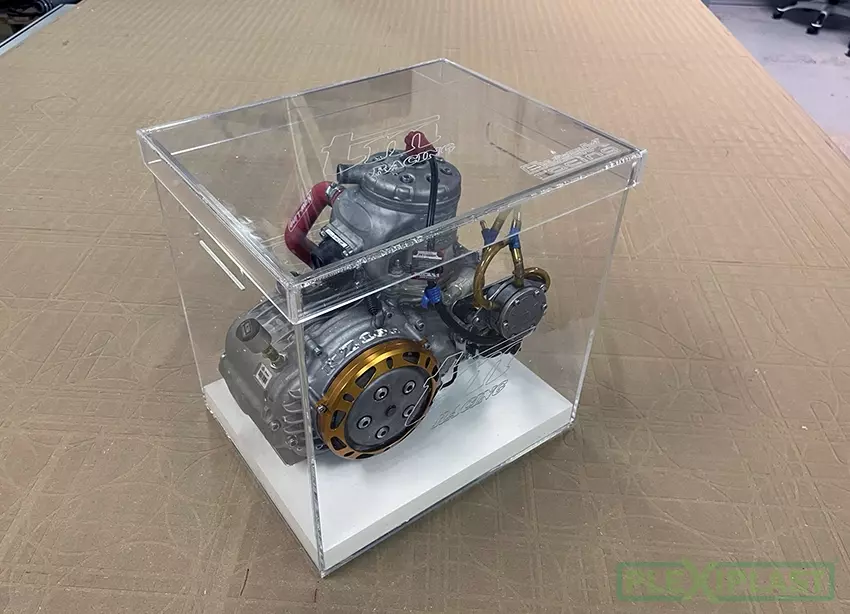 Showcase for exhibit