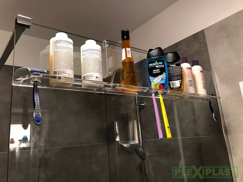 Shelf for bathroom products