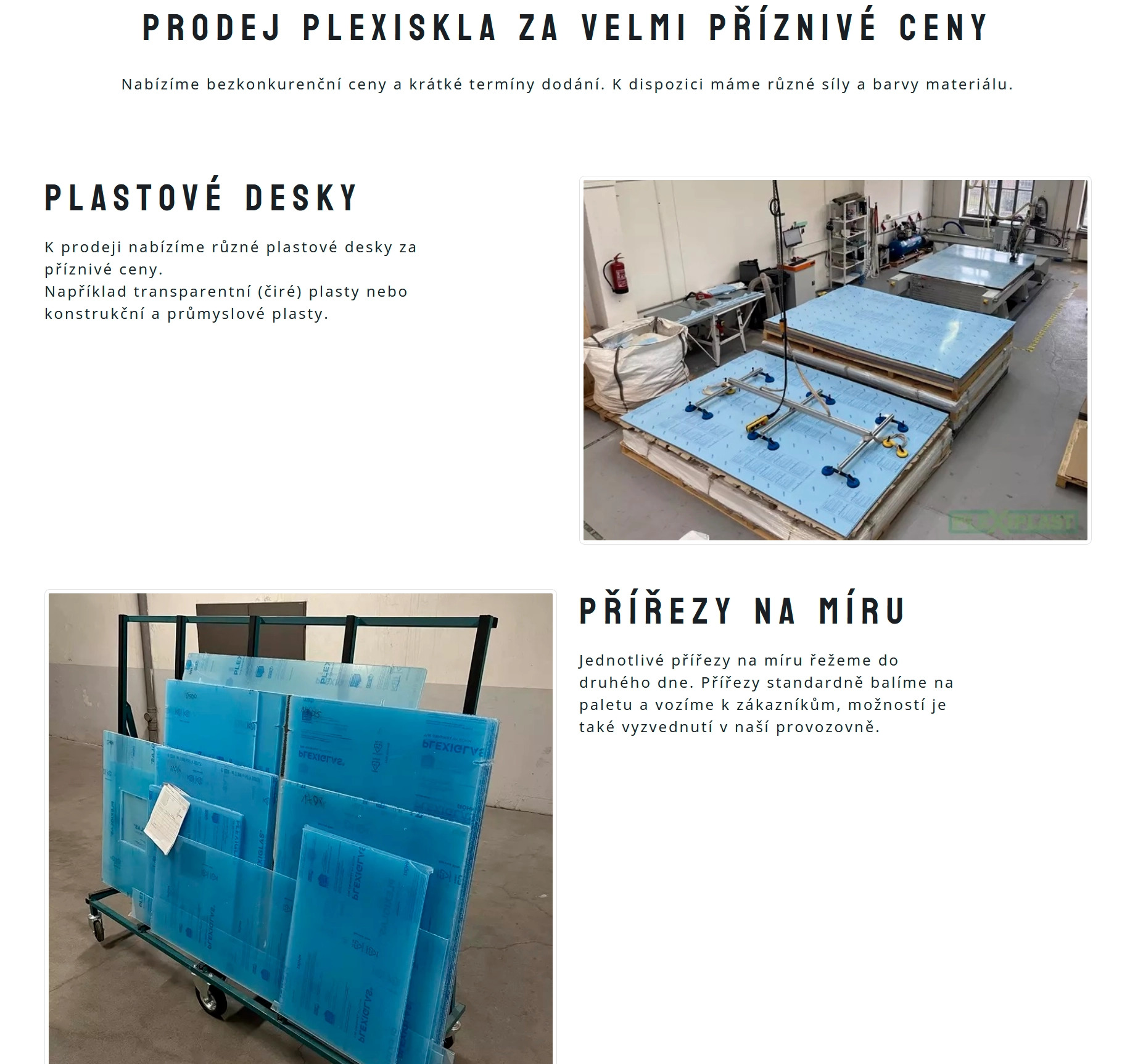 Cheap plexiglass