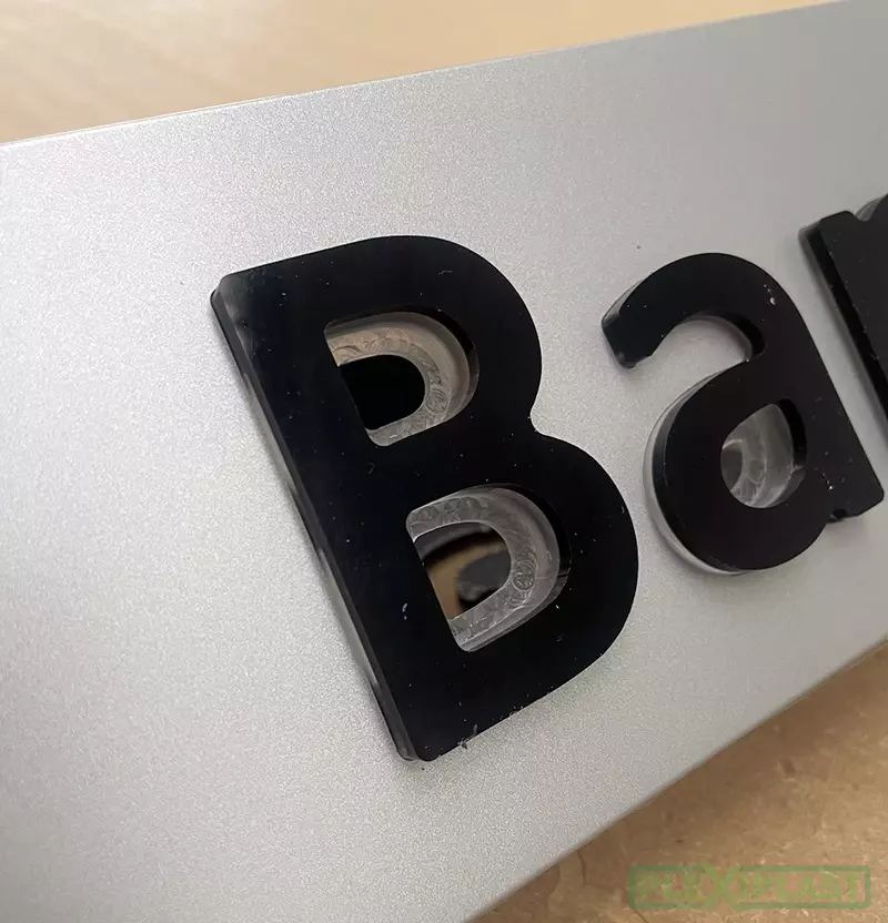 Example of milled marquetry