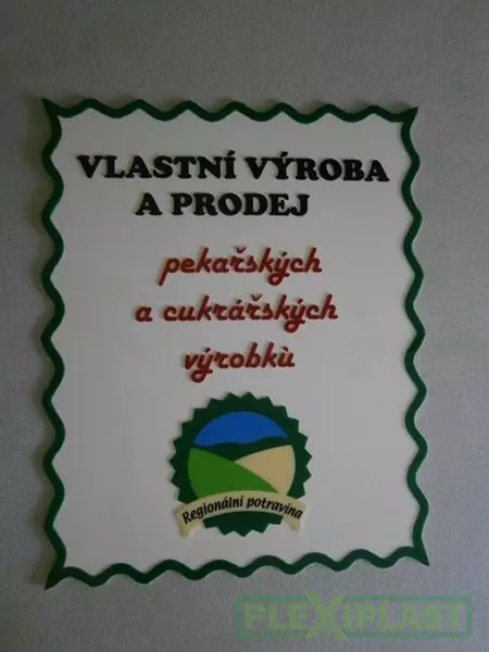 Advertising inscription