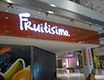 Original illuminated 'Frutisimo' sign as a set of individual acrylic letters