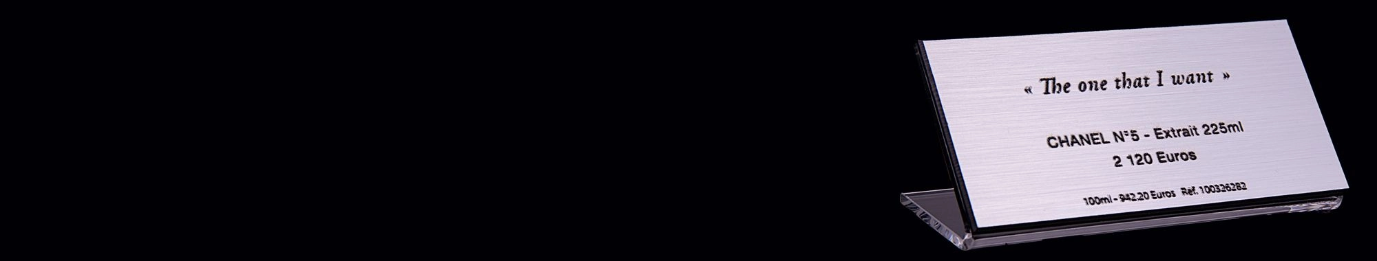 Gravírované nápisy a popisky