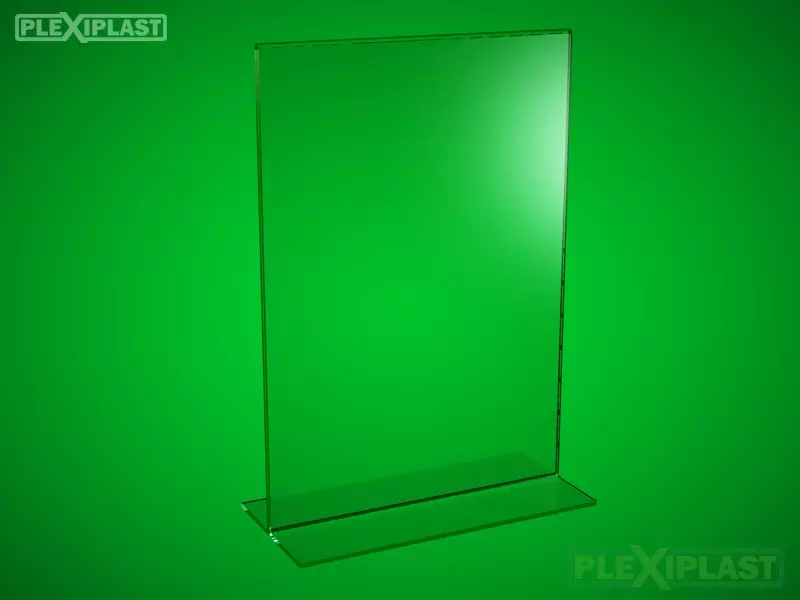 Example of brochure holder in 'T' shape, A5 size