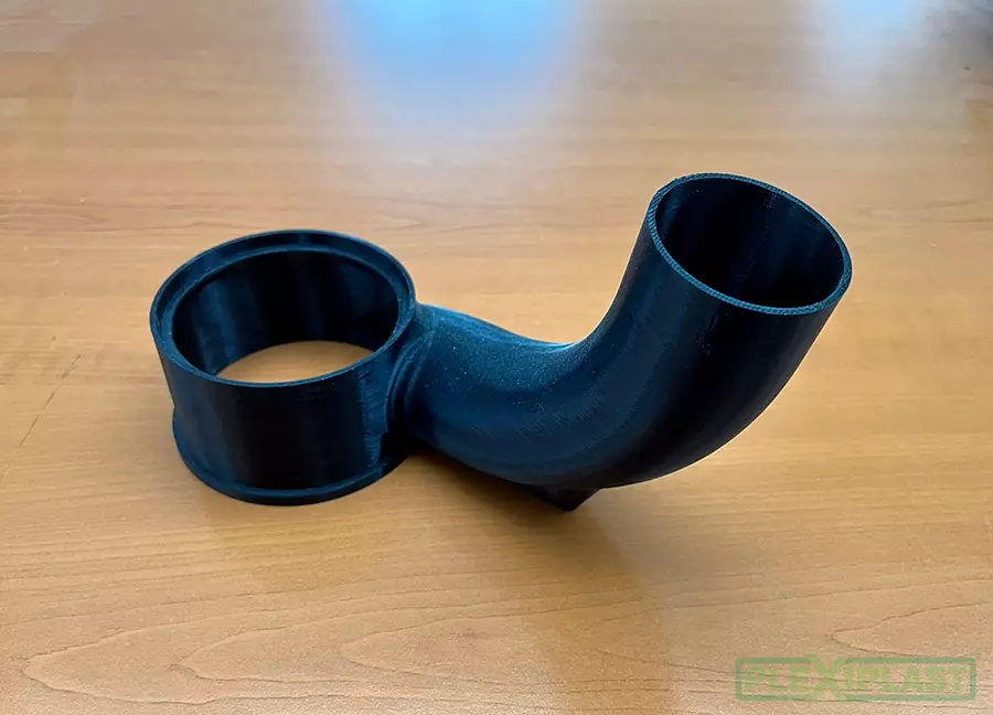 Exhaust equipment made by 3d printing