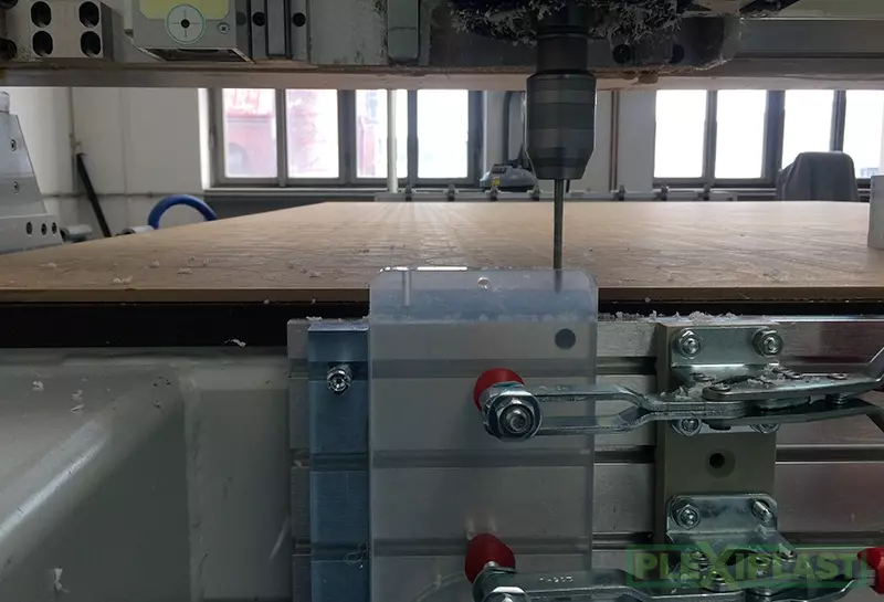 Ukázka opracování hrany