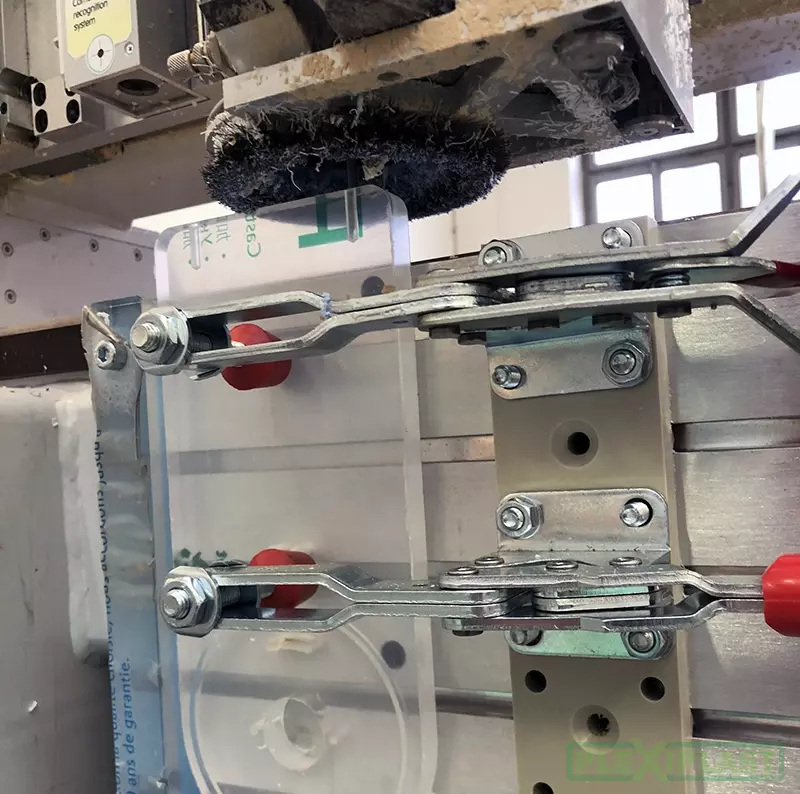 Ukázka opracování hrany