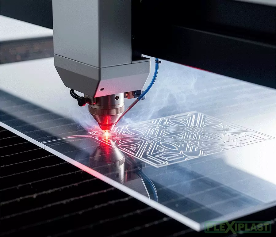 Laser cut plexi plate