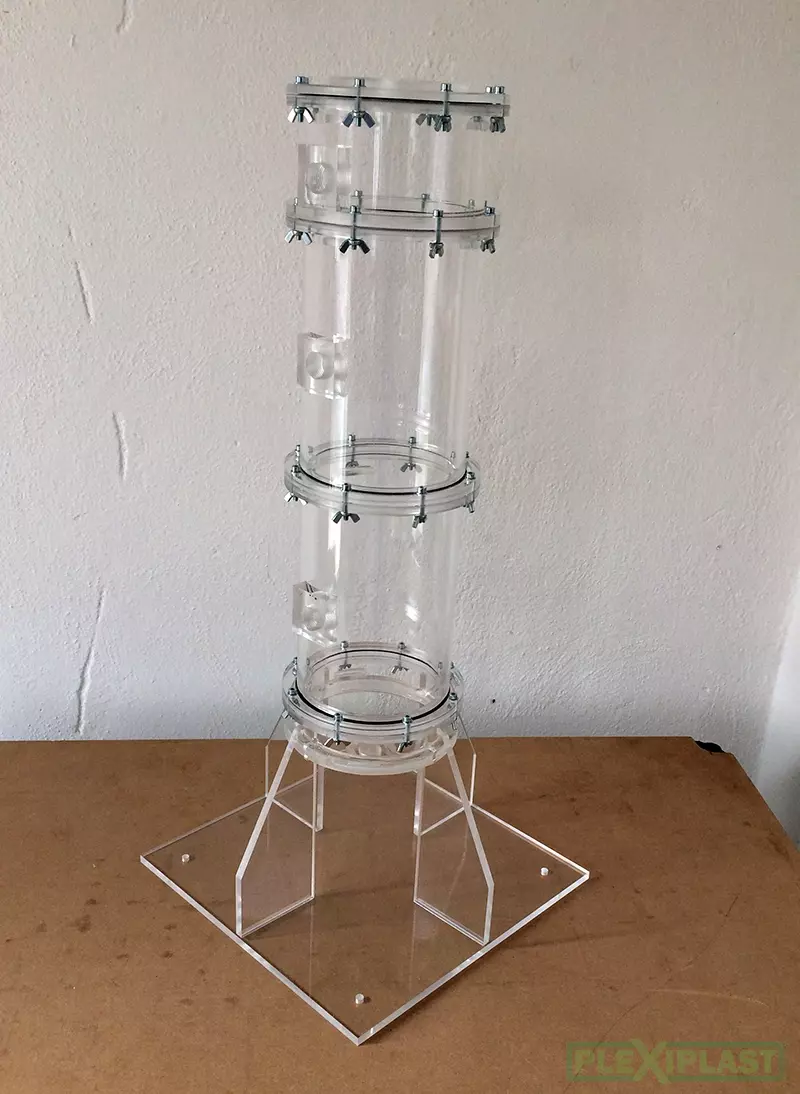 Ukázka výrobku z plexisklové trubky