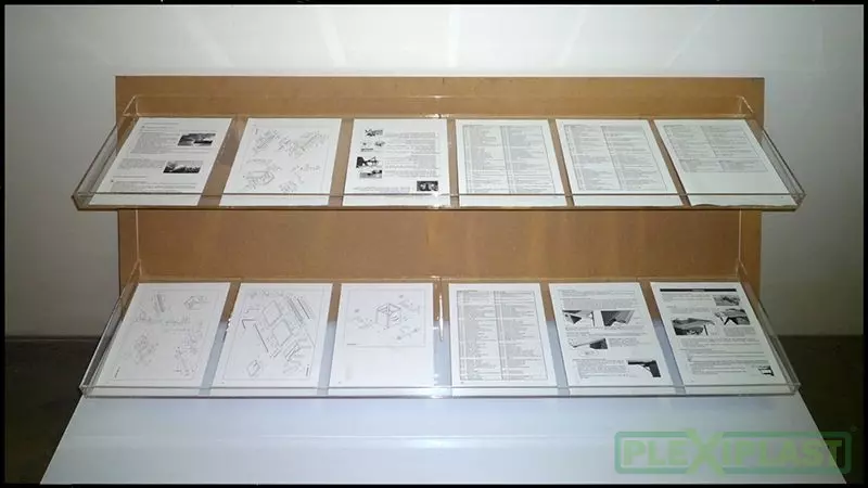 Promotional brochure holder, 6xA4