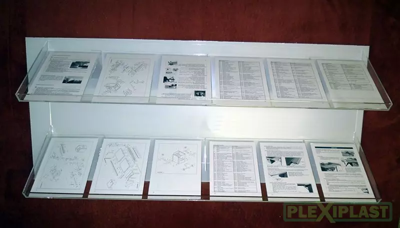 Holder, 2 rows, 6xA4